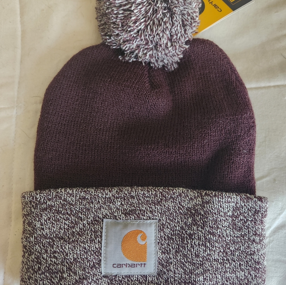 Carhartt knit Pom-Pom Cuffed Beanie